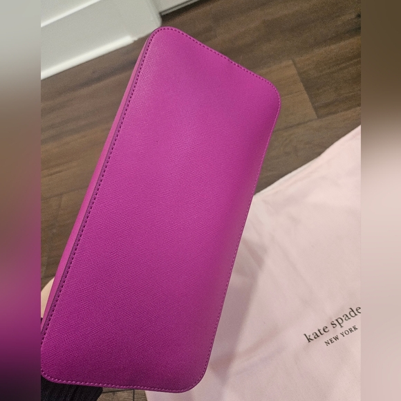 SOLD🔥NWT Kate Spade Schuyler Medium Baja Rose PVC Domed Satchel - Picture 12 of 14